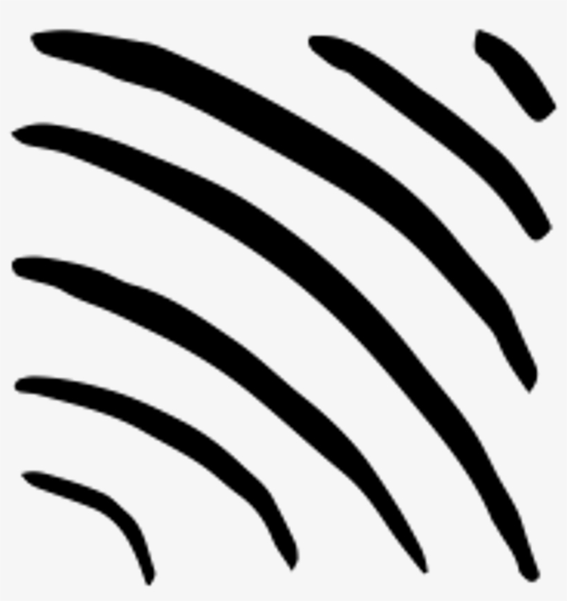 Black Ink Brush Stroke Smudge Paint Mark Line Diagonal - Drawing, transparent png