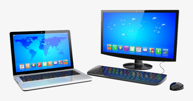 Desktop-laptop - Computers Applications, transparent png