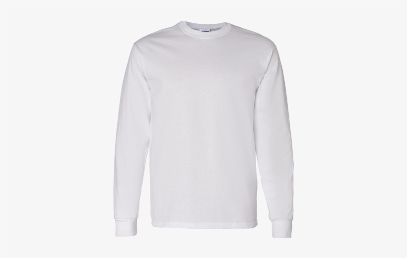 White Long Sleeve T Shirt, transparent png