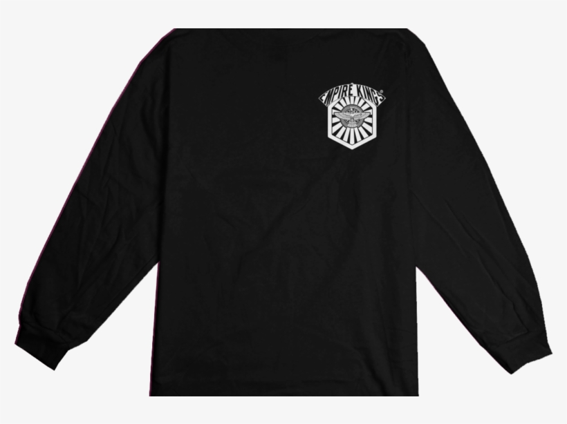 Ek Hexagon Long Sleeve Tee - Black, transparent png