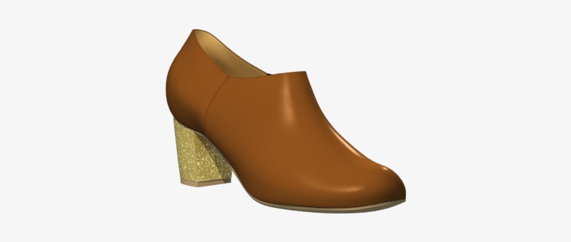 Botines Tacón Block Glitter Custom&chic - Basic Pump, transparent png