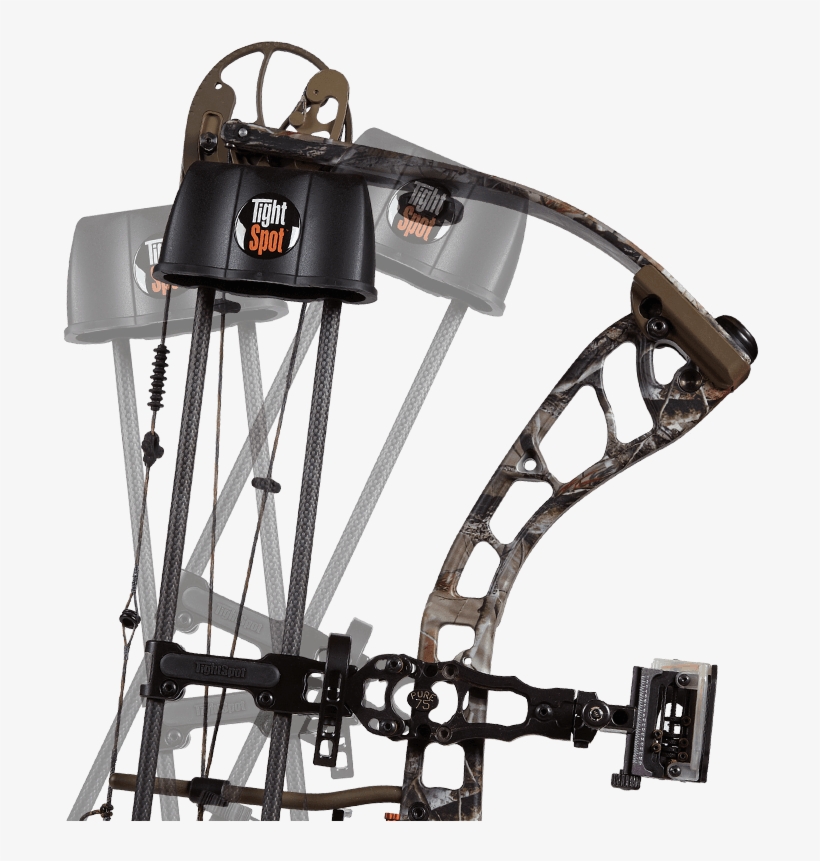 Tight Spot Arrow Quiver Mounted On Compound Bow - Tight Spot Arrow Quiver, transparent png