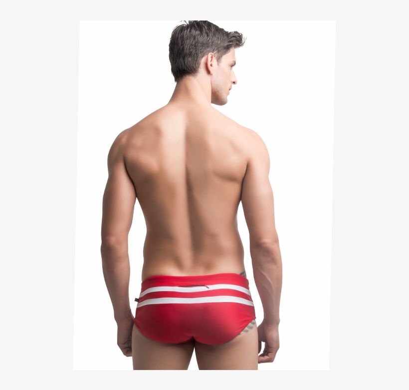 Hamptons Black, White Or Red Striped Men's Swimming - Bottoms Out Men's Swim Board Shorts, transparent png