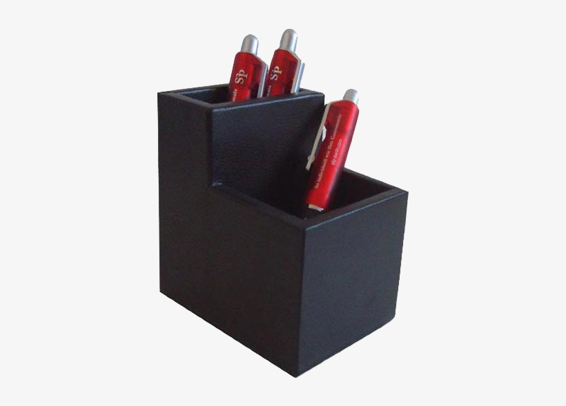 Pu Leather Pen Holder With 2 Sub Dividers - Box, transparent png