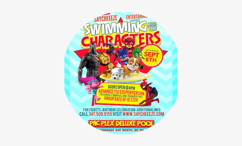 Swimming With The Characters - Nickelodeon Paw Patrol Out, transparent png