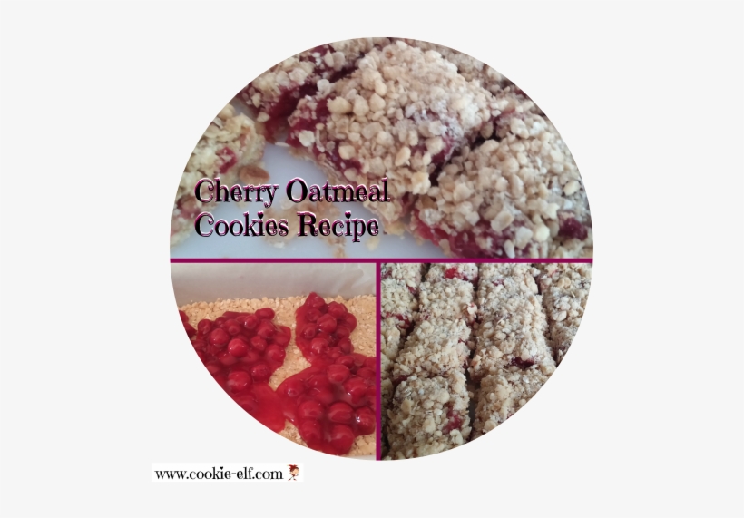 Cherry Oatmeal Cookies Recipe From The Cookie Elf - Coconut Candy, transparent png