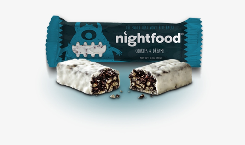 Cookies N' Dreams - Nightfood Snack Bar, Cookies & Dreams - 1.4 Oz, transparent png