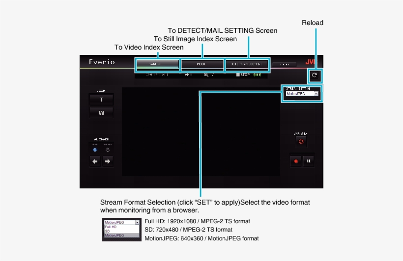 Recording Screen - Jvc Gc-px100, transparent png