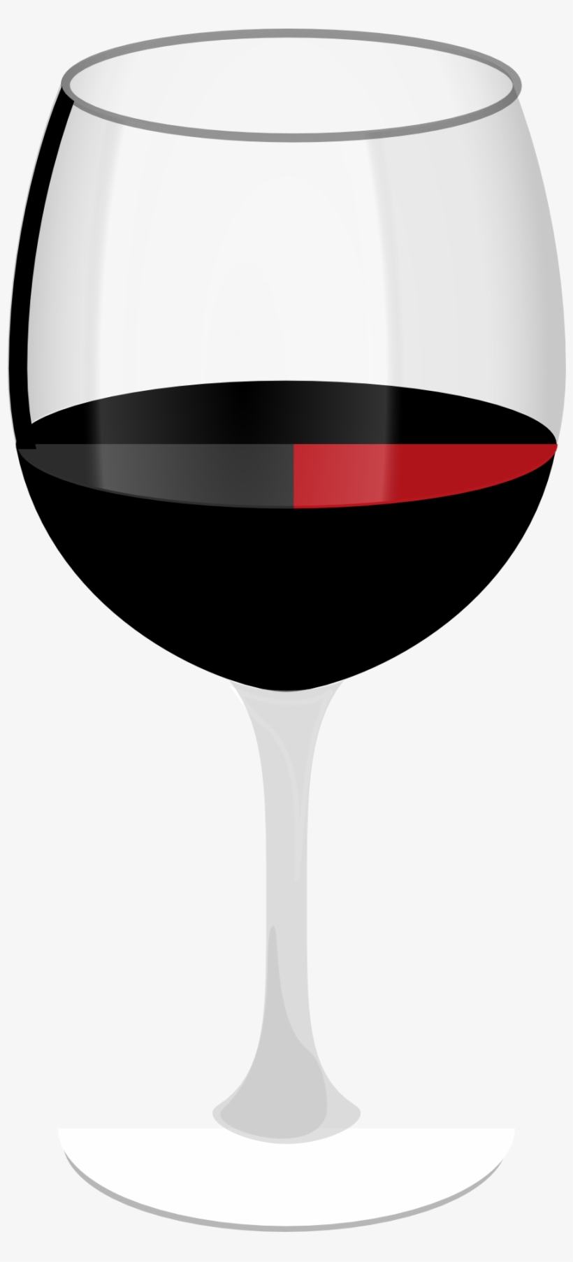 Glass Red Wine Drink Bordeaux Beverage Drawing - Wine Glass Clip Art, transparent png