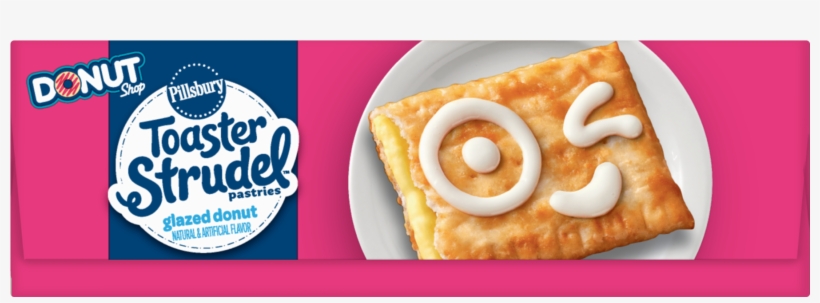 Pillsbury Toaster Strudel Donut Shop Glazed Donut 6 - Donut Shop Toaster Strudel, transparent png