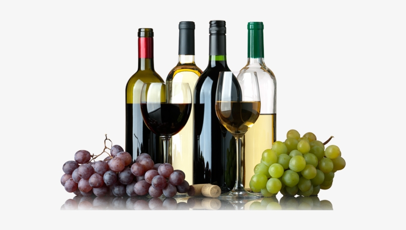 Wine And Grapes Whitey Liquors - Wine And Grapes Png, transparent png