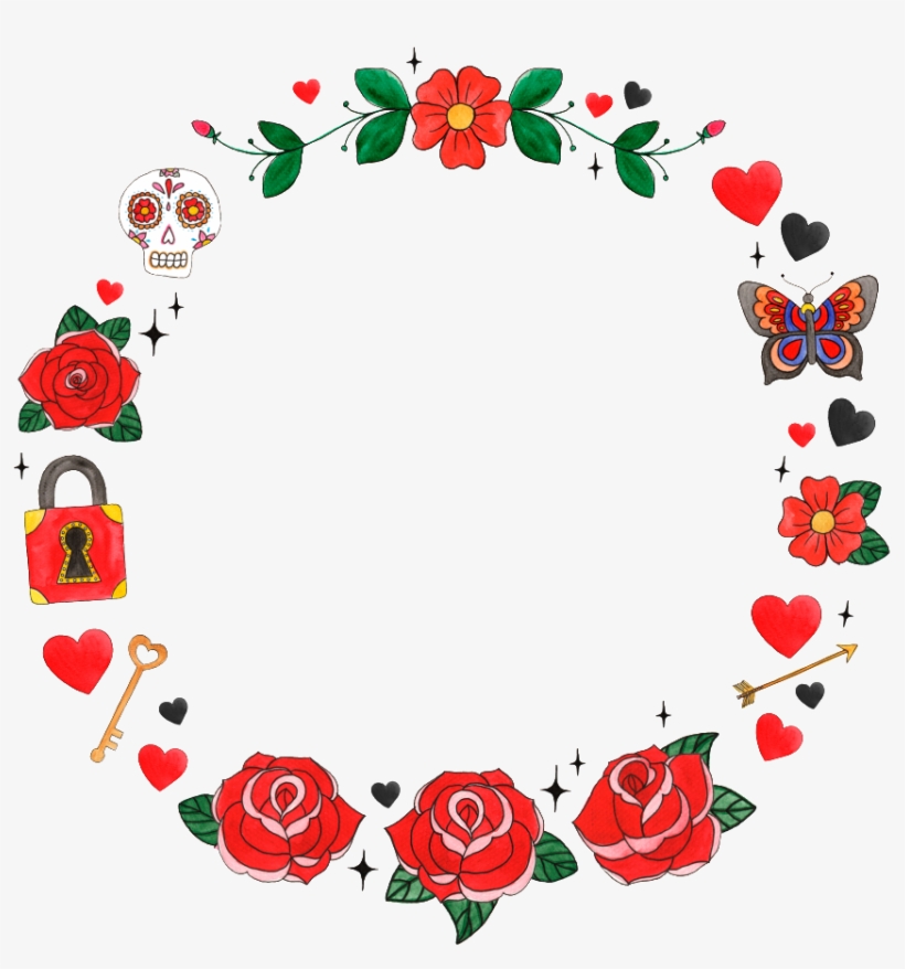 Hand Painted Colorful Cartoon Flower Vine Decorative - Vector Graphics, transparent png