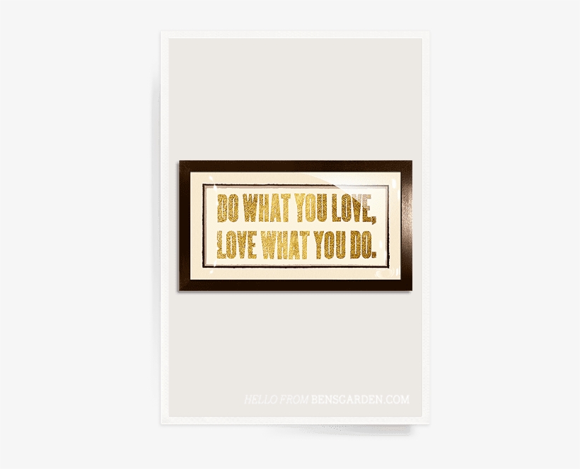 Gilded 18k Gold Do What You Love Vintage Expression - Do What You Love: Vintage, transparent png