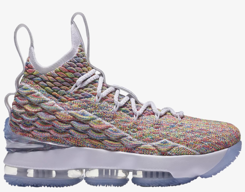 Lebron 15 Gs 'fruity Pebbles' - Fruity Pebble Lebron 15, transparent png