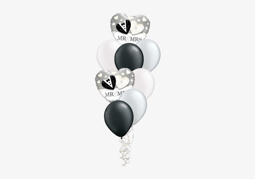 Decorating For Your Wedding With Balloons - Qualatex 18 Inch Heart Foil Balloon - Mr, transparent png