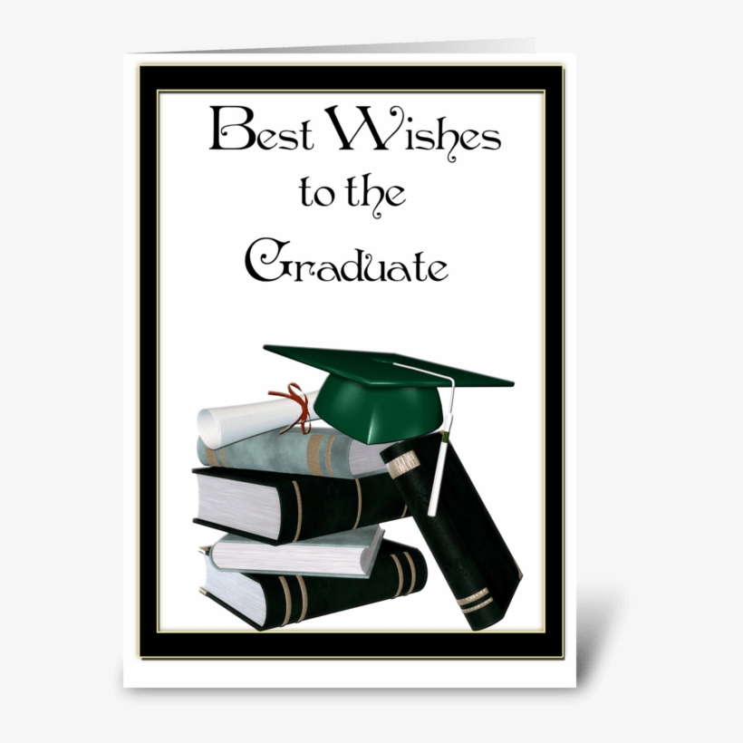 Graduate Books, Cap, Diploma Greeting Card - Graduate Congratulations Card, transparent png