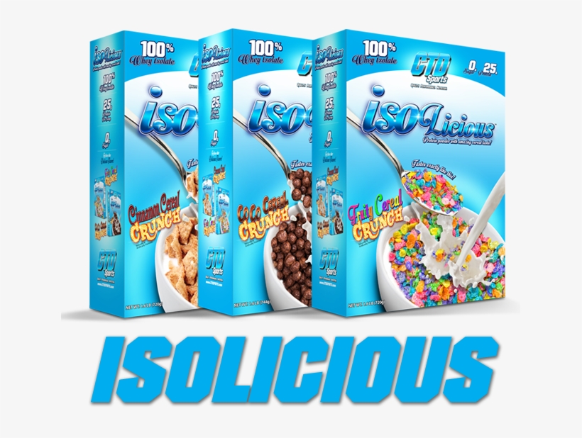 Isolicious Cereal Flavored Protein Powder - Ctd Sports Isolicious Cereal Fruity Cereal Crunch 1.6, transparent png