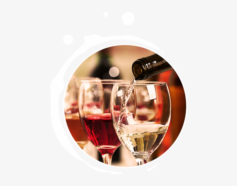 Pouring White Wine On Glass - Wine Stock, transparent png