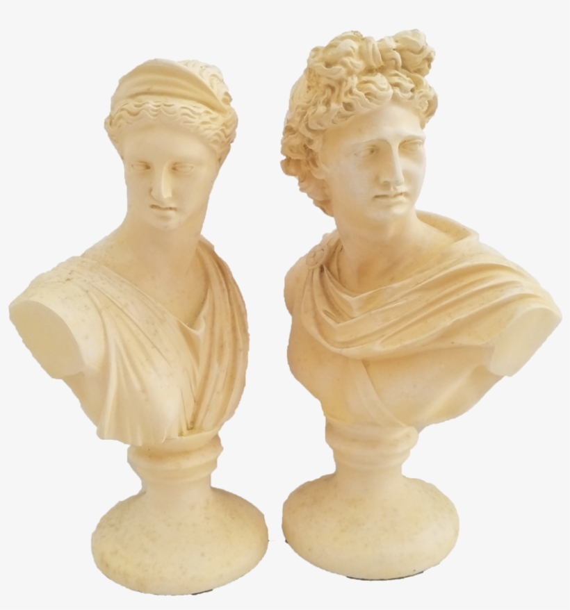 Victorian Head Sculpture - Sculpture, transparent png