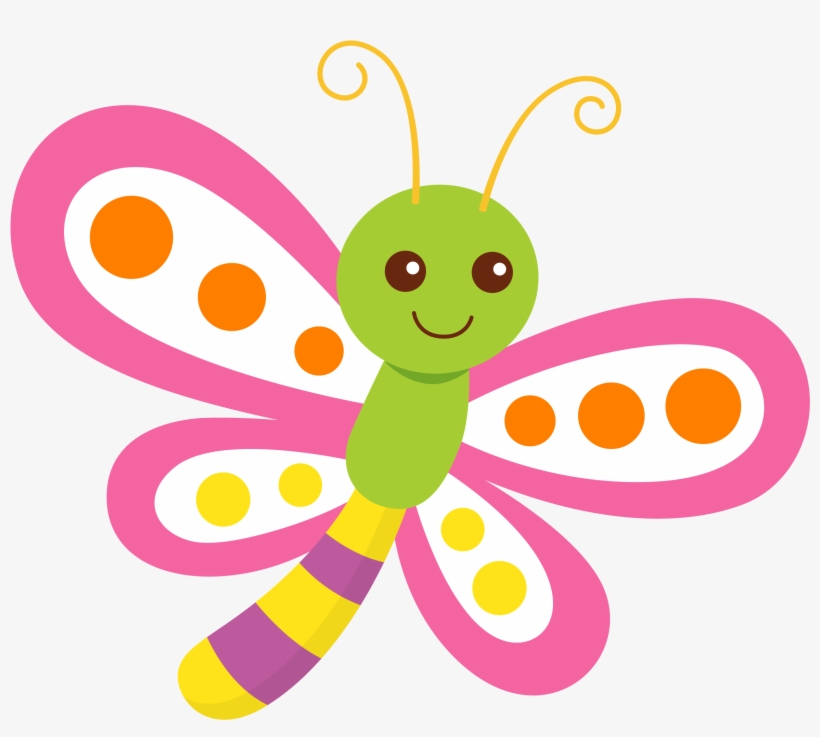 Clip Art, Dragonfly Clipart, Butterfly Template, Insect - Bichinhos De Jardim Png, transparent png
