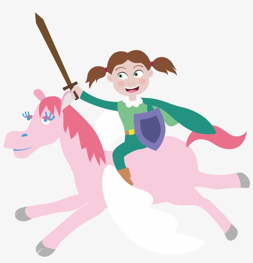 Fairytale Clipart Knight - Fairytale Book Vector Png, transparent png