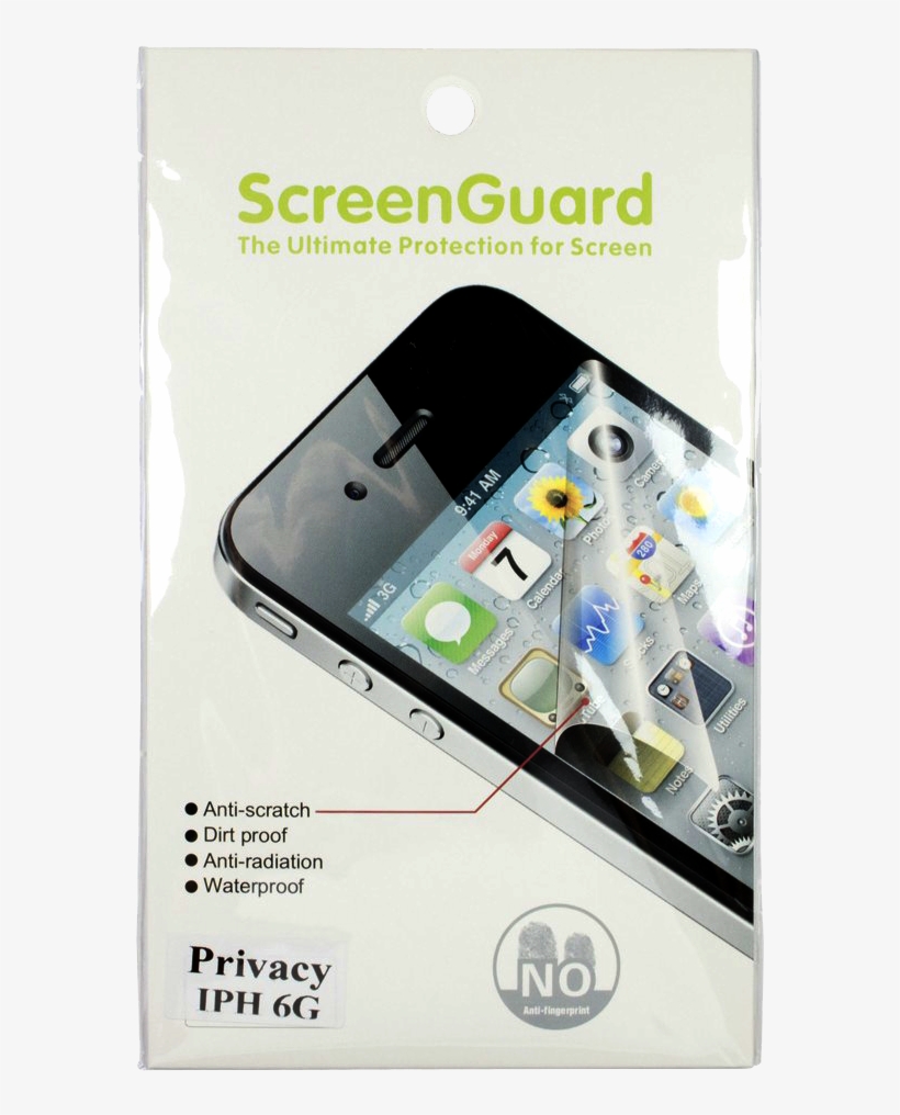Iphone 6s Privacy Screen Protector - Iphone 4, transparent png