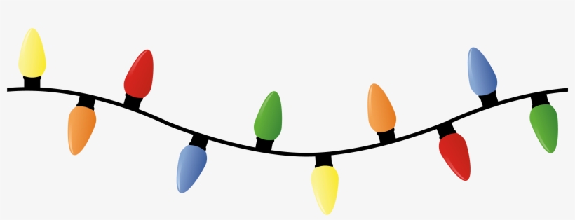 Christmas Light Bulb Coloring Page Colored Christmas - Luces De Navidad Png, transparent png