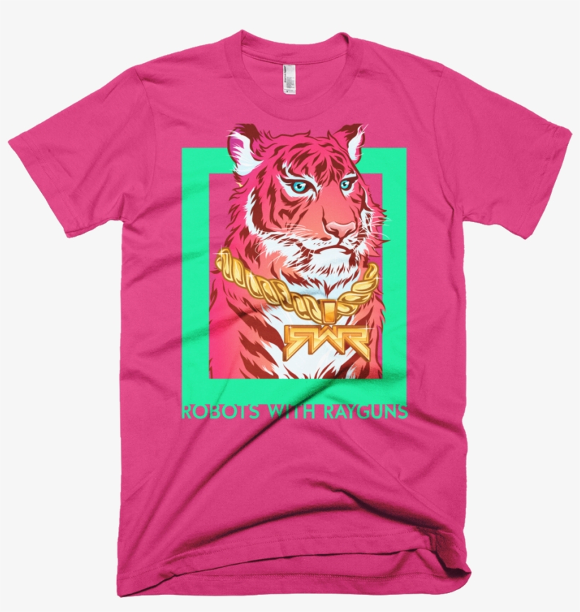 American Apparel Fuchsia Wrinkle Front Mockup, transparent png