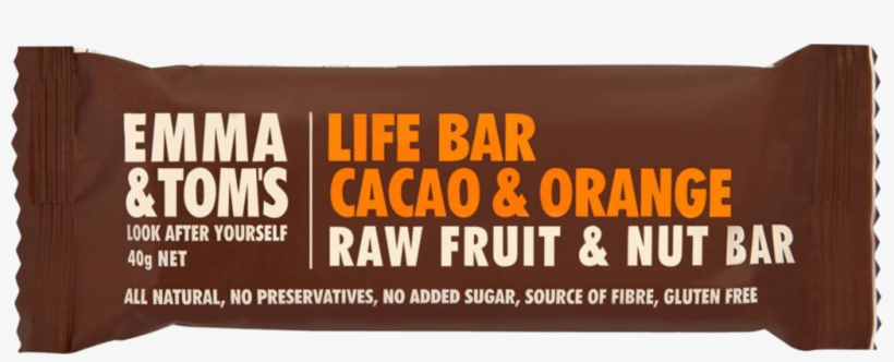 Emma & Tom's Life Bar Caocao - Emma & Toms Life Bar Cacao & Coconut 35g, transparent png