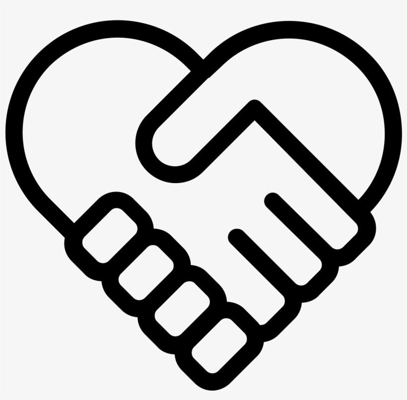 Handshake Heart Icon - Hand Shake, transparent png