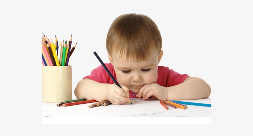 Nene-pintor - Kids With Colour Pencils, transparent png