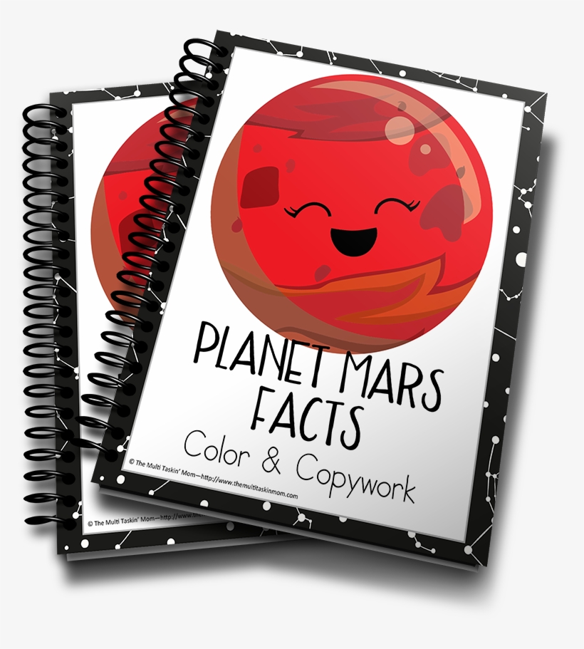 Planet Mars Facts Color And Copywork - Planet, transparent png