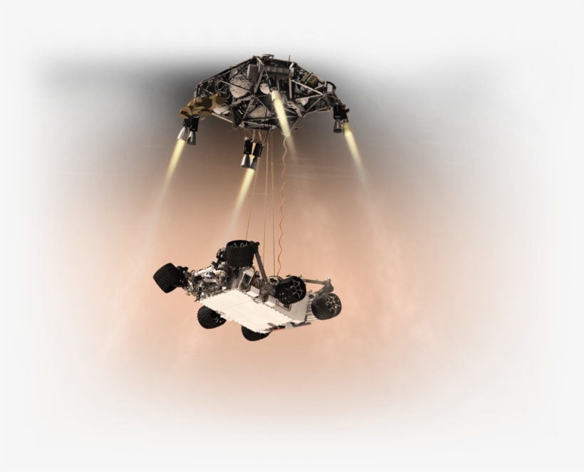 Alt - Curiosity Sky Crane, transparent png