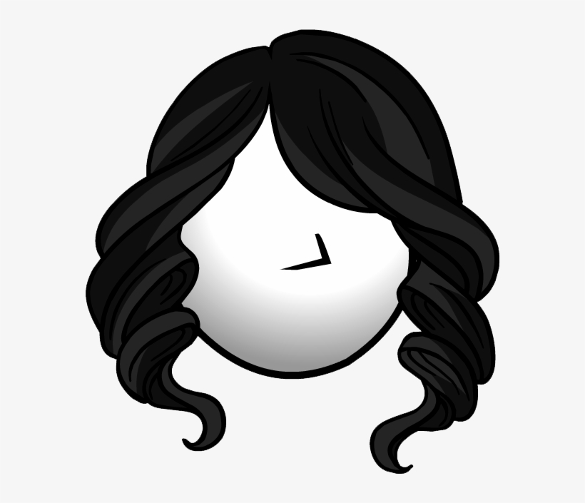 The Black Licorice Clothing Icon Id 1373 - Cabellos Animados, transparent png