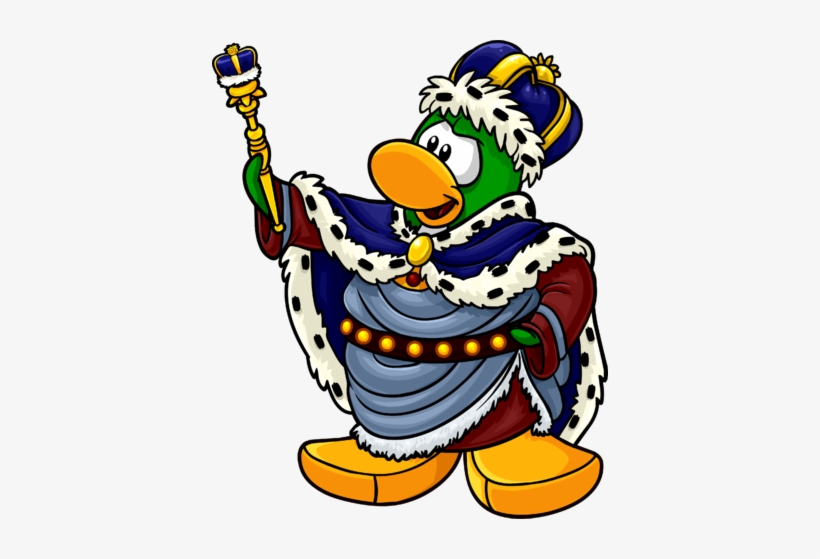 Blue Crown Penguin Style - Club Penguin, transparent png