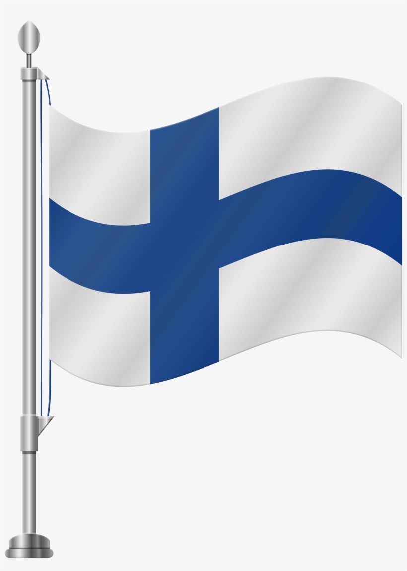Finland Flag Png Clip Art - Clip Art Finnish Flag, transparent png