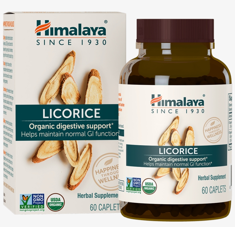 Organic Licorice - Himalaya Garcinia, Caplets - 60 Caplets, transparent png