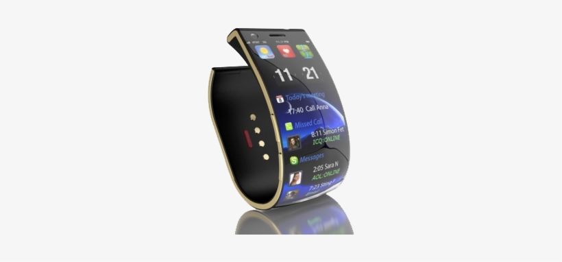 Smart Bracelet Flexible Screen, transparent png