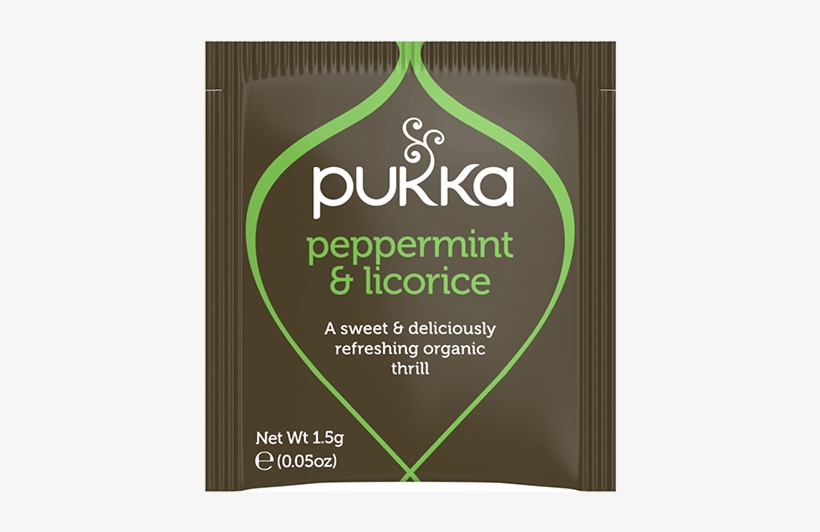 Pukka Peppermint & Licorice Tea - Pukka Three Chamomile Tea - 20 Bags, transparent png