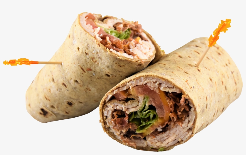 Turkey Bacon Wrap - Cheese Sandwich, transparent png