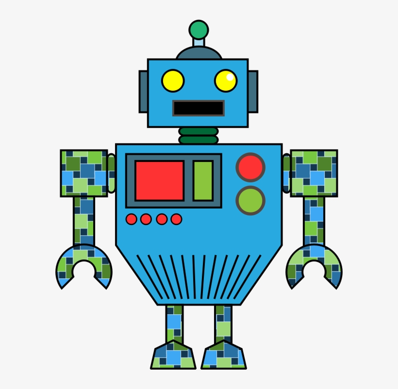 Clip Art Robot Clipart Image - Robot Clipart, transparent png