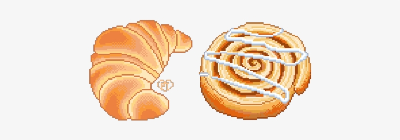 Pixel Cinnamon Roll - Hot Chocolate Pixel, transparent png