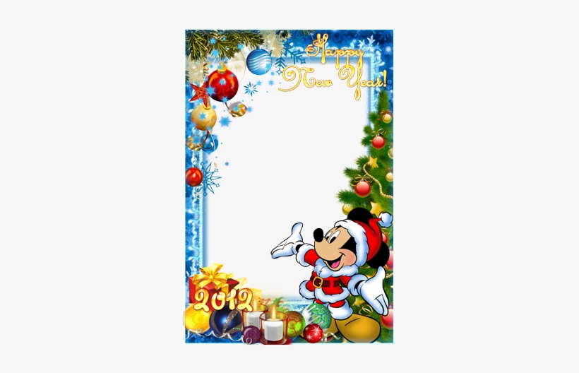 Feliz Año Nuevo Con Mickey - Happy New Year 2018 Photo With Mickey Mouse, transparent png
