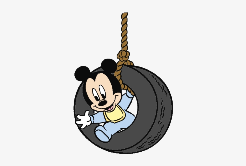 Babymicktireswing - Mickey Swing Png, transparent png
