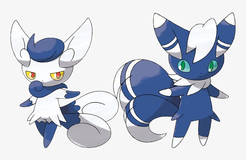Meowstic Male And Female - Meowstic Both, transparent png