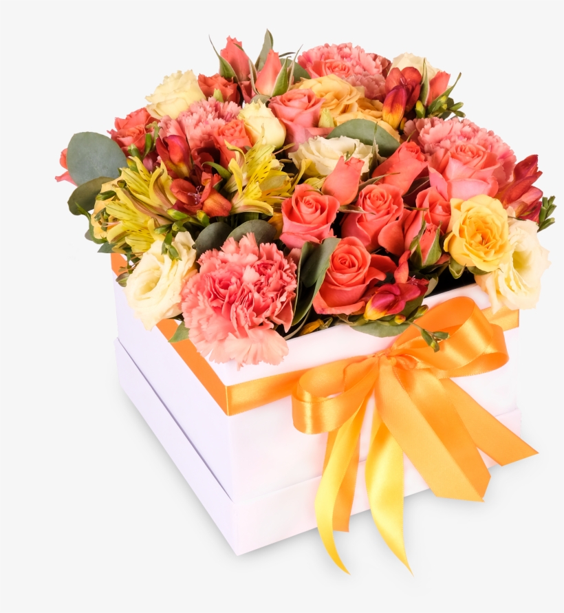 Flower Box Mix Orange - Orange, transparent png