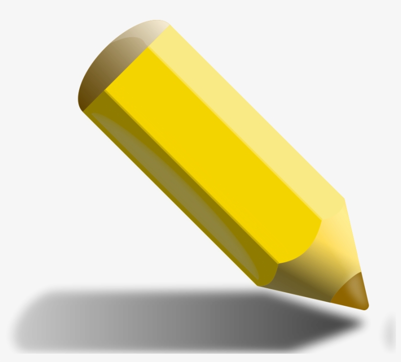 How To Set Use Yellow Pencil Clipart - Pencil Yellow Vector, transparent png