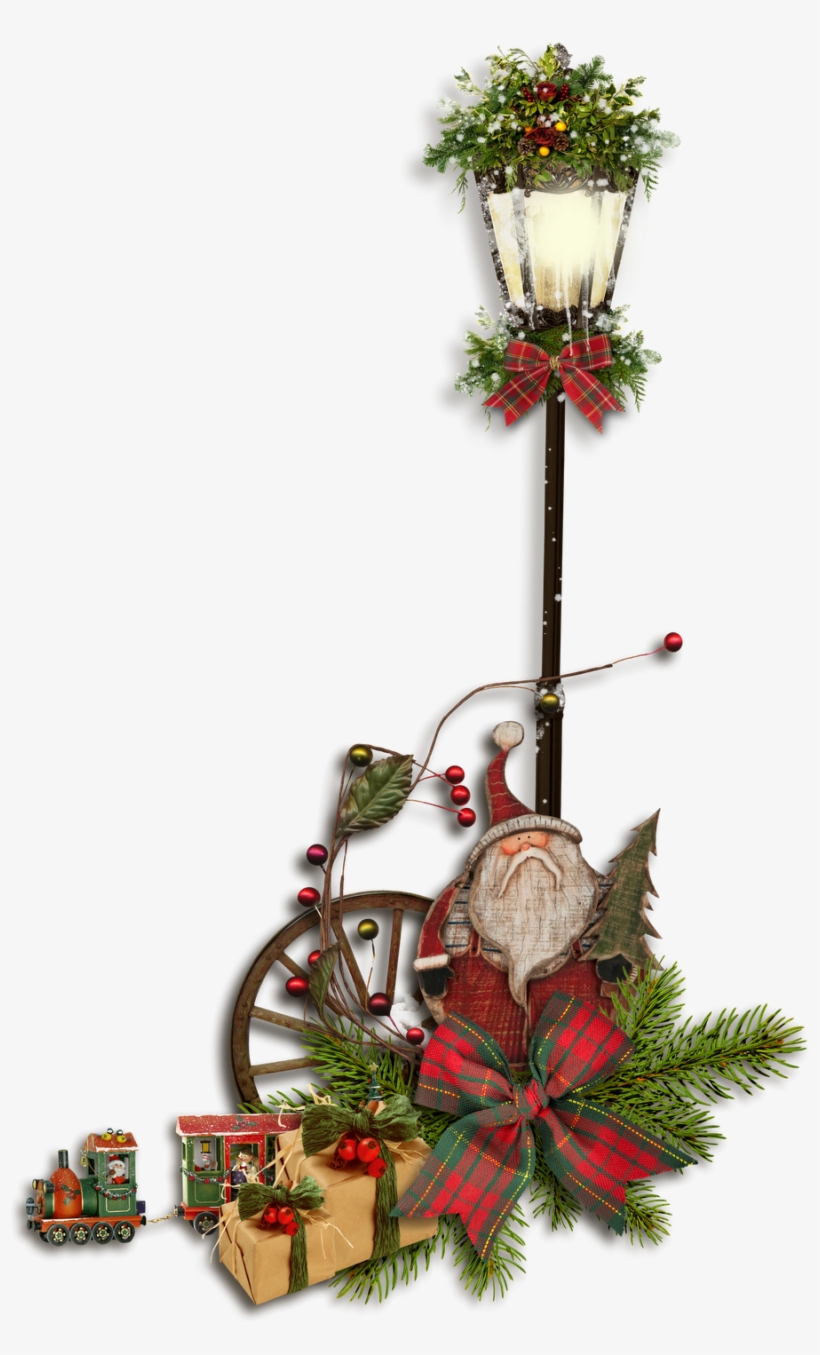 Décoration De Noël Pour Lampadaire, transparent png