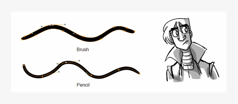 Vector Strokes Produce Files That Are Very Light, And - Drawing, transparent png