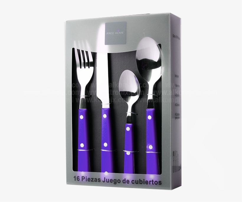 Juego Cubiertos X 16 Piezas Azul - Juego De Cubiertos X 16 Piezas, transparent png